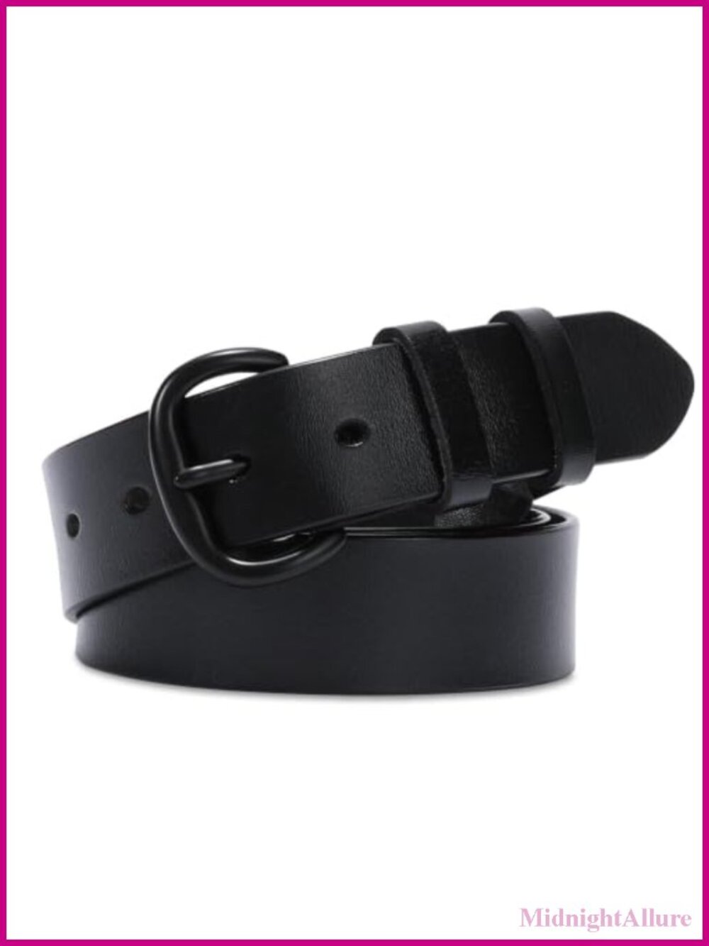 Women Leather Belt with Pin Buckle Adjustable for Jeans Pants Dresses